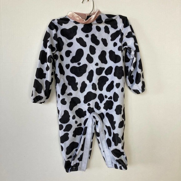 Baby Cow Costume Halloween MINI MOO Infant Size 12-24 Mo MISSING TAIL BOOTIES - Picture 5 of 9